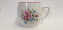 CZECH PORCELAIN BAŇÁK mug 0.3 l, delicate flowers