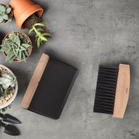 ORION Smetáček s lopatkou mini s magnetem BLACK, dřevo/kov_2 (1)