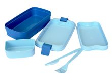 CURVER LUNCH &amp; GO snack box, 23 x 13 x 6.5 cm, blue