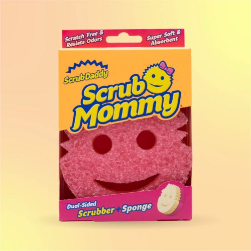 Scrub Daddy Houbička Scrub Mommy Pink Single, růžová