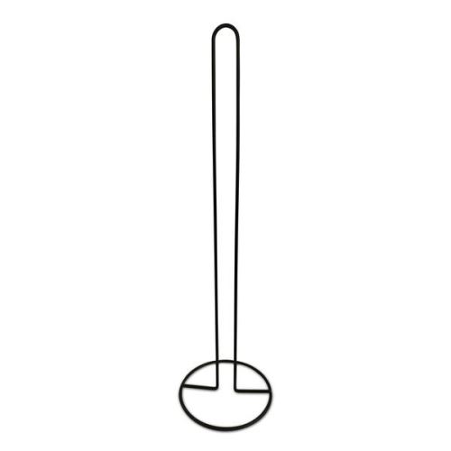TORO Stojan na toaletní papír 60 cm, kov, černý