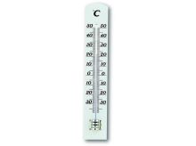 TFA Thermometer -35 ° + 50 ° C indoor, wood, white
