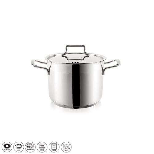 ORION Hrnec ANETT o 14 cm, 1,5 l, výška 10 cm, nerezová poklice
