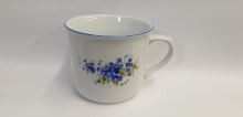 CZECH PORCELAIN Mug VAŘÁK 0.65 l, forget-me-nots