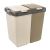 ORION Waste bin for sorted waste 2 x 20 l DUO DUST