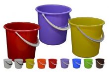 INJETON plastic Bucket 10 l, colors mix