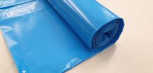 Garbage bags 110 l / 10 pcs, blue, solid