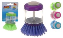 Dosing brush for dishes, plastic, mixed colors