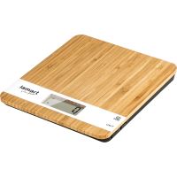 LAMART Digital kitchen scale BAMBOO, 5 kg/1 g