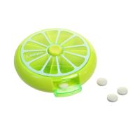 TORO Dávkovač na léky citron, 7 dní pondělí - neděle, plast_0 (1)