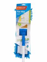 BRILANZ Mop plochý žinylkový s teleskopickou tyčí 120 cm, tmavě modrý_2 (1)