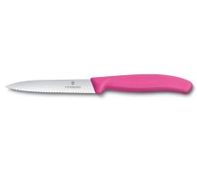 VICTORINOX Knife with corrugated blade Swiss Classic 10 cm, 6.7736.L5, pink