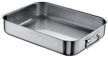 PINTINOX Stainless steel baking pan. PROFESSIONAL with lid 27 x 20 cm, height 7 cm