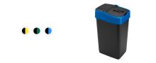 HEIDRUN Odpadkový koš Push&Up 18 L, recyklace, modrá_2