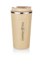 Thermos mug REMY 0.45 l, stainless steel, cream