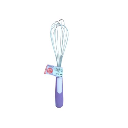 ALVARAK Šlehací metla 28 cm, nerez/plast, fialová