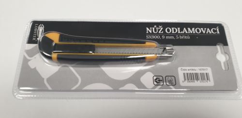 Nůž odlamovací SX900 - 9 mm + 5 nožů s posuvnou aretací