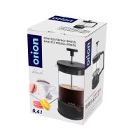 ORION French press 0,4 l BLACK, borosil. sklo/plast_8 (7)