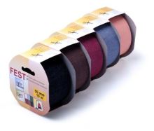 Textile tape for carpets 5 cm x 10 m, colors mix