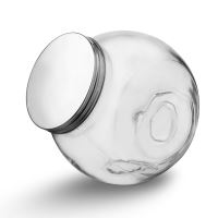 ORION Jar with stainless steel cap 1.7 l, glass