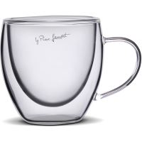 LAMART Glass with handle VASO 75 ml, 2 pcs, double-walled