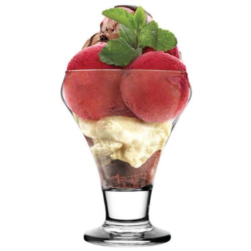 LAV Pohár na zmrzlinu Frosty 305 ml, 12 x 10 cm, sklo