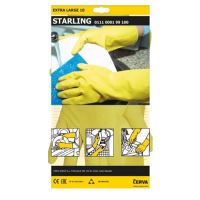 STARLING Рукавички гумові XL (10), жовті