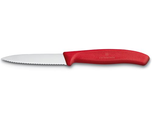 VICTORINOX Nůž s vlnitým ostřím Swiss Classic 8 cm, 6.7631, červený