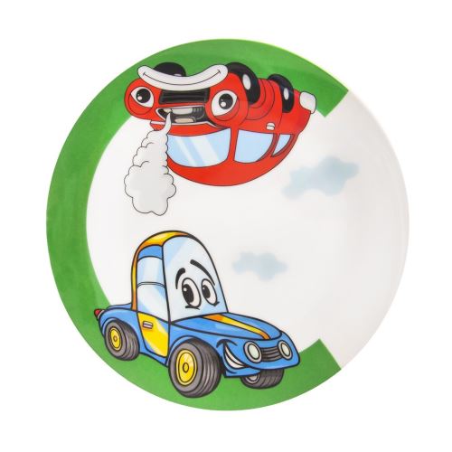 ORION Talíř mělký dětský AUTO pr. 21 cm, porcelán