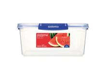 SISTEMA Food container 3.35 l, 4 clips