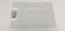 Placemat 45 x 30 cm, 1 pc., plastic, white-grey pattern