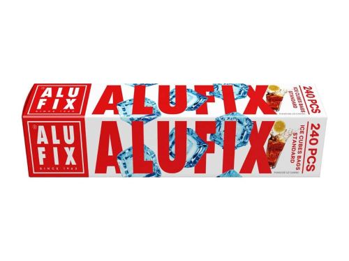 ALU FIX Sáčky na led 10 ks / 240 pecek, samouzavírací, krabička