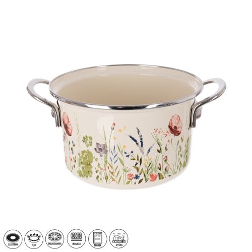 ORION Hrnec MÁK Lem o 18 cm, 3 l, smalt