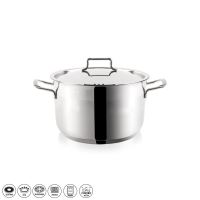 ORION Pot ANETT ø 30 cm, 18.2 l, height 28 cm, stainless steel lid, small defect