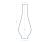 SIMAX Cylindr č. 5 (3,7 cm) v. 20 cm, náhradní díl, petrolejová lampa
