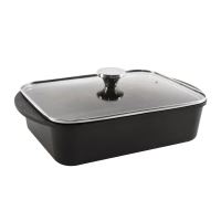 ORION Baking pan GRANDE 35 x 22.5 x 8 cm, glass lid, induction
