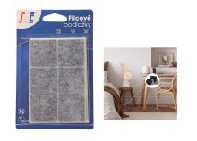 IMC Felt pads for furniture, self-adhesive, 30 x 30 mm, 12 pcs.