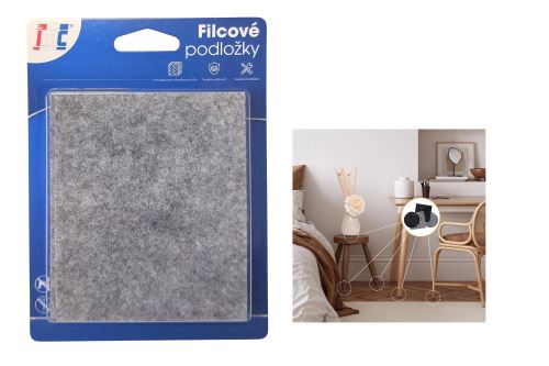 IMC Filcové podložky na nábytek samolepící 80 x 95 mm 2 ks_0