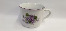 CZECH PORCELAIN Mug VAŘÁK 0.65 l, violets