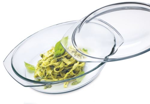 SIMAX Pekáč oválný s víkem 2,4 l + 1,2 l, 33,4 x 20,1 x 11,1 cm