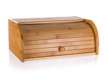 BANQUET Bread box, bread box 40 x 27 x h.16 cm, BRILLANTE, wood bamboo