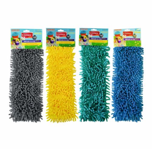CLANAX Mop náhradní plochý žinylkový 1 ks, barvy mix_0