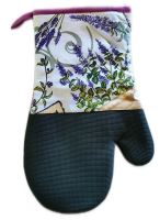 DURATEX Kitchen glove, 31 cm, cotton/neoprene, loop, lavender