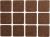 Self-adhesive felt protectors 28 x 28 mm, 12 pcs