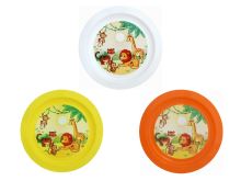 SHAPE Children&#39;s shallow plate JUNGLE 21 cm, mixed colors