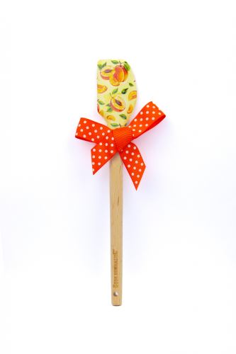 ALVARAK Stěrka kuchyňská 21 cm, silikon/dřevo, meruňky
