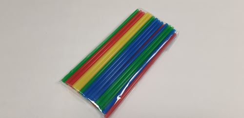 Brčka bez kloubu JUMBO 36 ks, 25,5 x 0,8 cm, plast