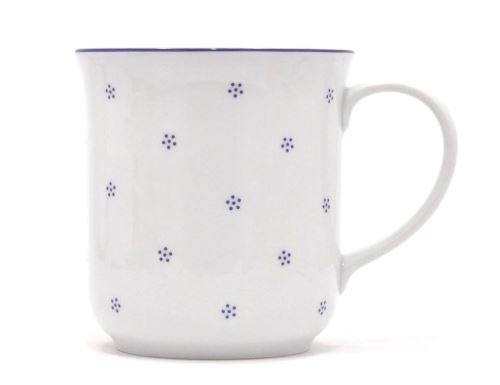 ČESKÝ PORCELÁN Hrnek GOLEM 1,5 l, modré tečky
