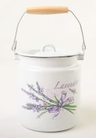 Bandaska, watering can with lid 2 l, OLYMP-LAVENDER, enamel