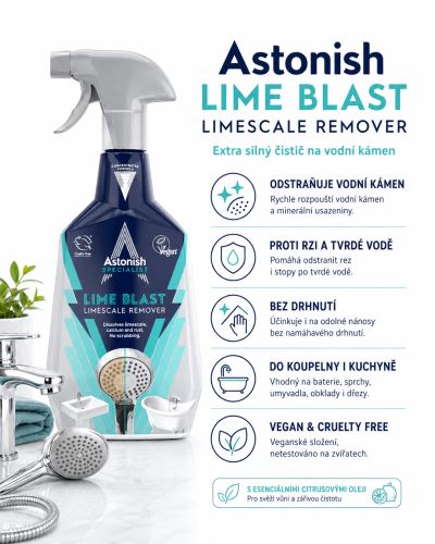ASTONISH Čisticí sprej na vodní kámen 750 ml, C6945_0